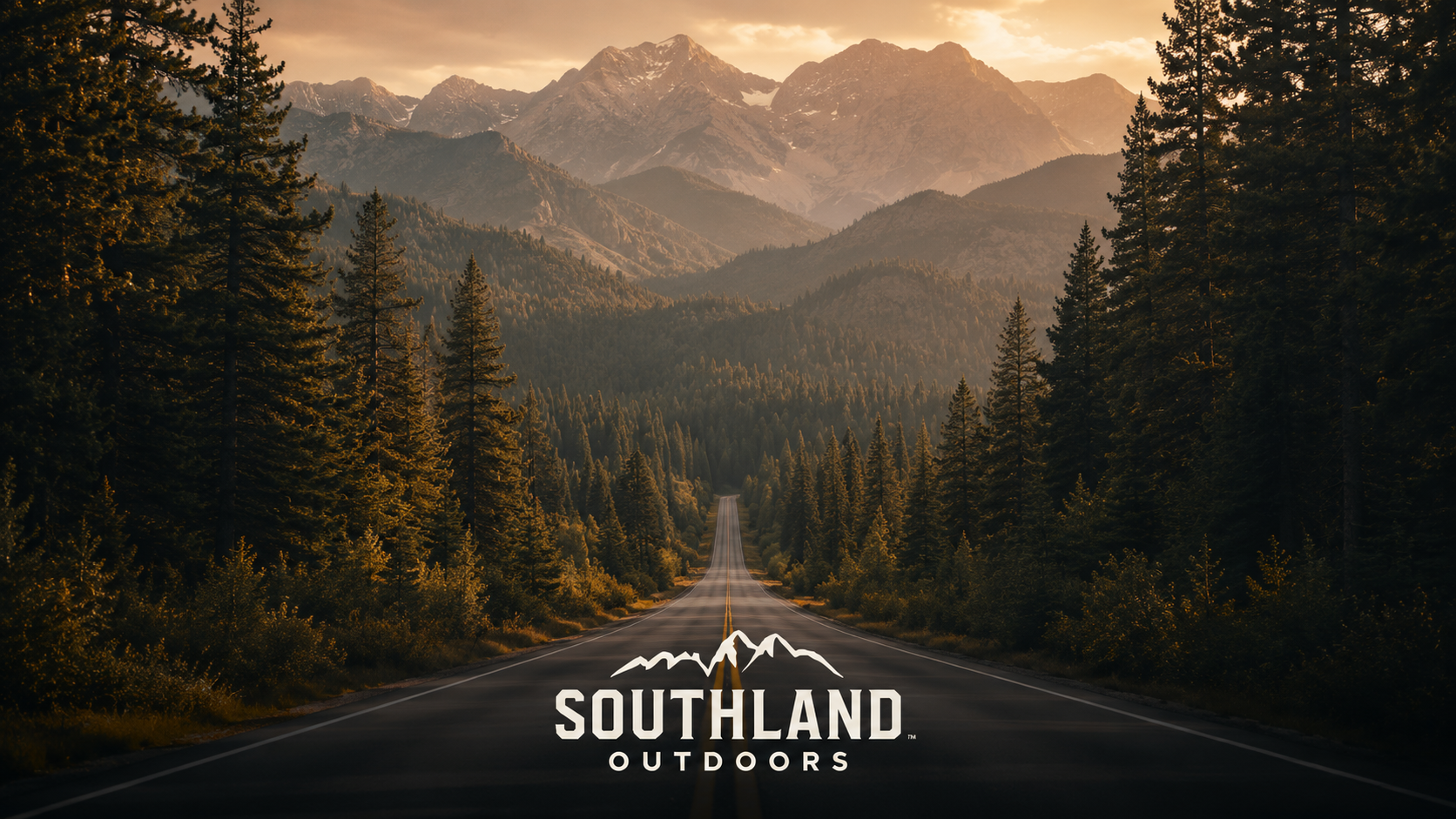 Southern mountain road through a vast remote landscape
